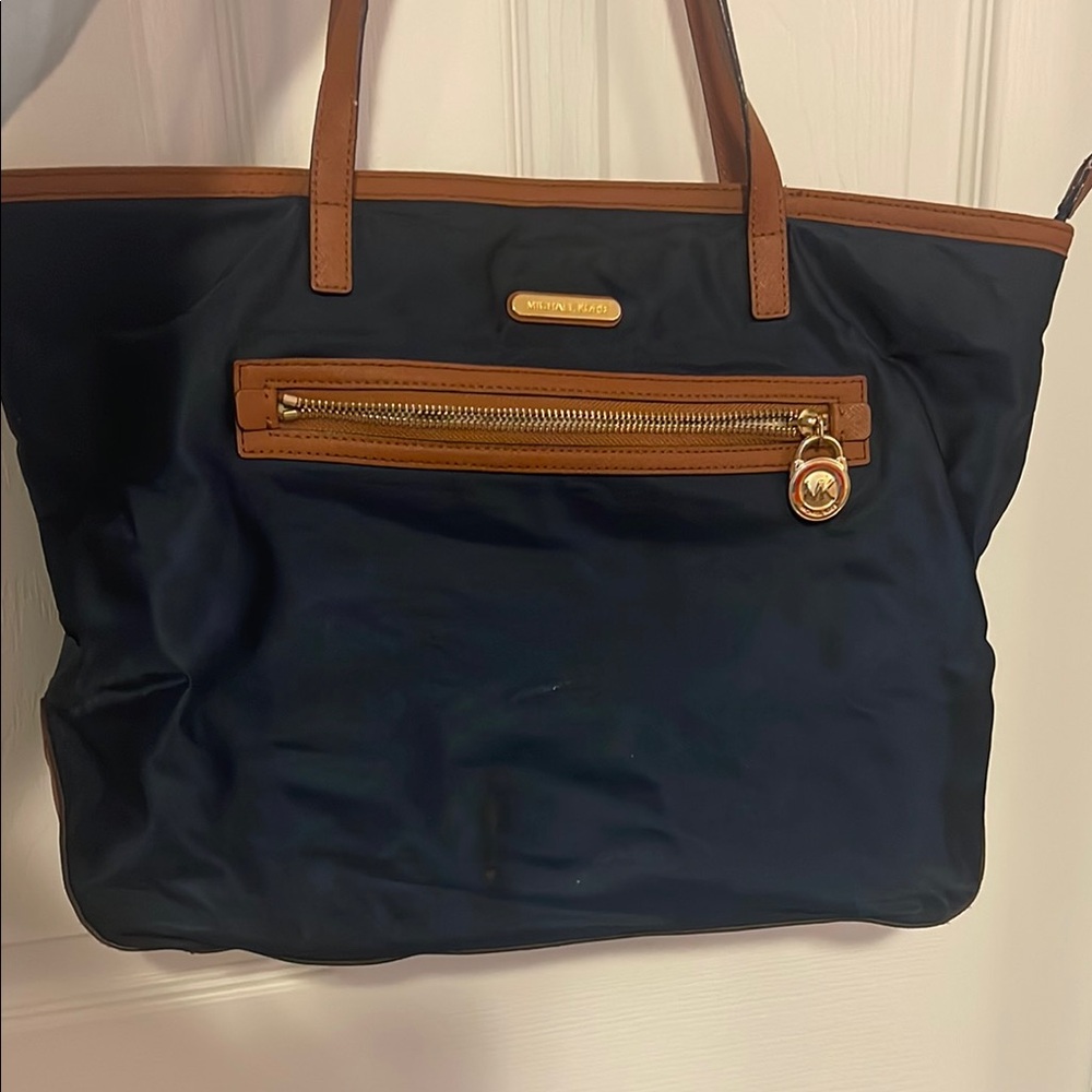 Michael Kors Navy Tote Bag